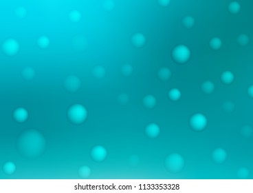 Light BLUE vector texture with disks. Abstract illustration with colored bubbles in nature style. The pattern can be used for beautiful websites.