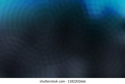 Light BLUE vector texture with disks. Beautiful colored illustration with blurred circles in nature style. Completely new template for your brand book.