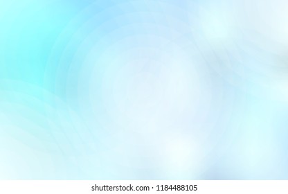 Light BLUE vector texture with disks. Illustration with set of shining colorful abstract circles. Pattern can be used for ads, leaflets.