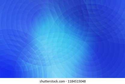 Light BLUE vector texture with disks. Modern abstract illustration with colorful water drops. Completely new template for your brand book.