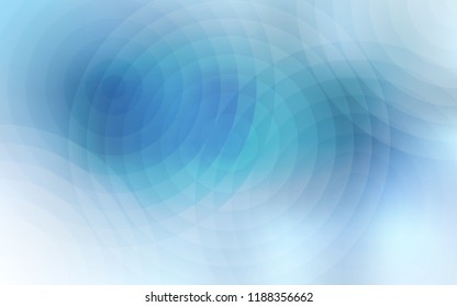 Light BLUE vector texture with disks. Abstract illustration with colored bubbles in nature style. Beautiful design for your business advert.