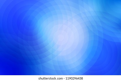 Light BLUE vector texture with disks. Abstract illustration with colored bubbles in nature style. New design for ad, poster, banner of your website.
