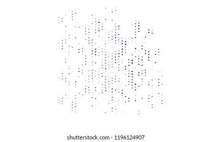 Light BLUE vector texture with disks. Abstract illustration with colored bubbles in nature style. Pattern for ads, booklets.