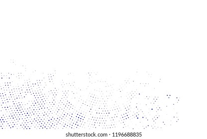 Light BLUE vector texture with disks. Modern abstract illustration with colorful water drops. Template for your brand book.