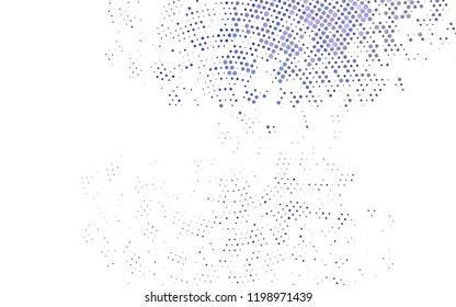 Light BLUE vector texture with disks. Blurred bubbles on abstract background with colorful gradient. Template for your brand book.