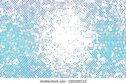 Light BLUE vector texture with disks. Abstract illustration with colored bubbles in nature style. Pattern for ads, leaflets.