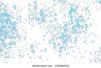 Light BLUE vector texture with disks. Blurred decorative design in abstract style with bubbles. Pattern for ads, booklets.