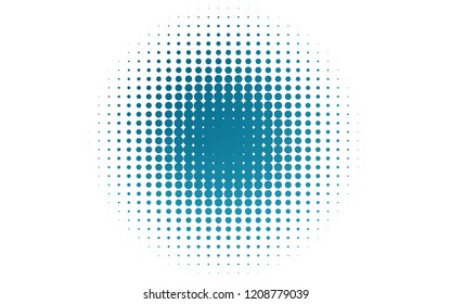 Light BLUE vector texture with disks. Modern abstract illustration with colorful water drops. Template for your brand book.