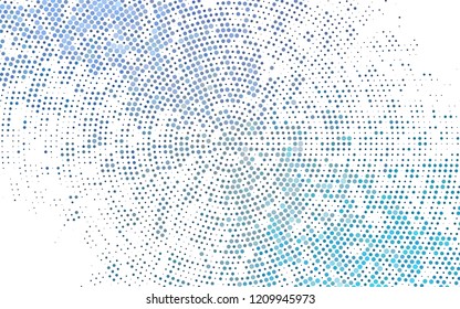 Light BLUE vector texture with disks. Blurred decorative design in abstract style with bubbles. Pattern for beautiful websites.