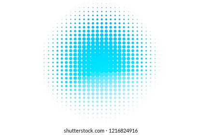 Light BLUE vector texture with disks. Modern abstract illustration with colorful water drops. Pattern of water, rain drops.