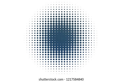 Light BLUE vector texture with disks. Glitter abstract illustration with blurred drops of rain. Pattern for beautiful websites.