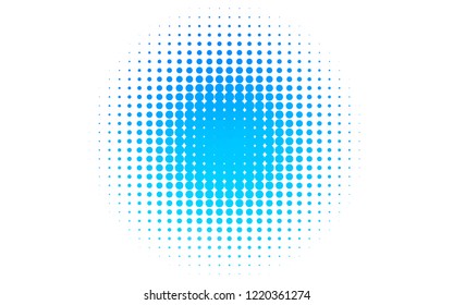 Light BLUE vector texture with disks. Abstract illustration with colored bubbles in nature style. Pattern for ads, leaflets.