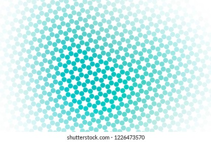 Light BLUE vector texture with disks. Modern abstract illustration with colorful water drops. Pattern for beautiful websites.
