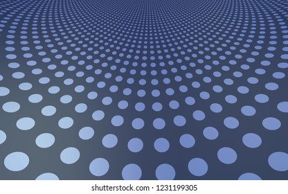 Light BLUE vector texture with disks. Modern abstract illustration with colorful water drops. Pattern can be used as texture of wallpapers.