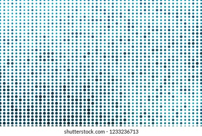Light BLUE vector texture with disks. Modern abstract illustration with colorful water drops. Design for posters, banners.