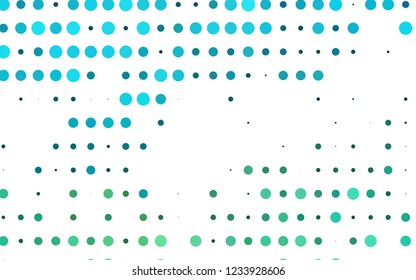 Light BLUE vector texture with disks. Blurred decorative design in abstract style with bubbles. Template for your brand book.