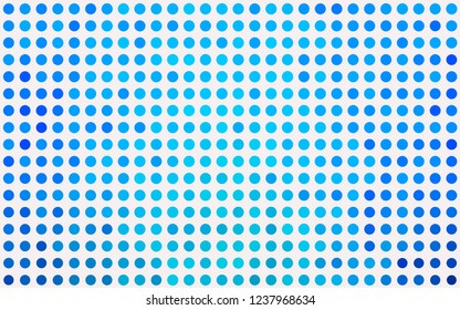 Light BLUE vector texture with disks. Glitter abstract illustration with blurred drops of rain. Pattern for ads, booklets.