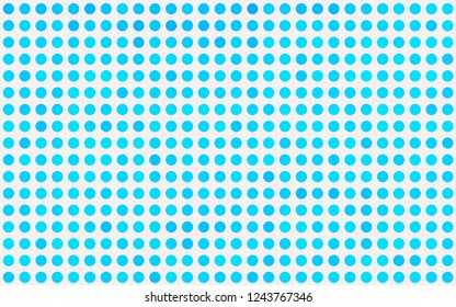 Light BLUE vector texture with disks. Illustration with set of shining colorful abstract circles. Design for posters, banners.