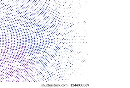 Light BLUE vector texture with disks. Abstract illustration with colored bubbles in nature style. Pattern for beautiful websites.
