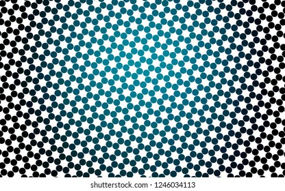 Light BLUE vector texture with disks. Modern abstract illustration with colorful water drops. Pattern for ads, booklets.