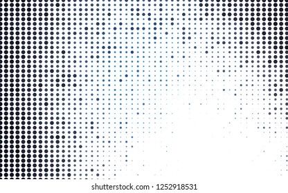 Light BLUE vector texture with disks. Modern abstract illustration with colorful water drops. Design for business adverts.