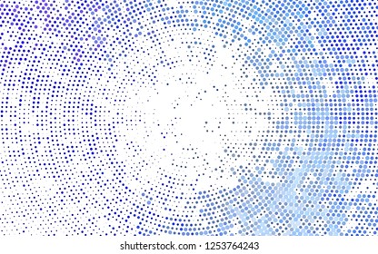 Light BLUE vector texture with disks. Modern abstract illustration with colorful water drops. Pattern for ads, leaflets.