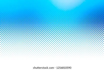 Light BLUE vector texture with disks. Blurred decorative design in abstract style with bubbles. Pattern for ads, leaflets.
