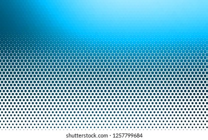 Light BLUE vector texture with disks. Glitter abstract illustration with blurred drops of rain. Pattern of water, rain drops.