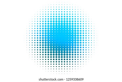 Light BLUE vector texture with disks. Glitter abstract illustration with blurred drops of rain. Design for posters, banners.
