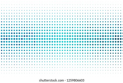 Light BLUE vector texture with disks. Illustration with set of shining colorful abstract circles. Pattern for beautiful websites.