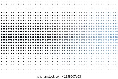 Light BLUE vector texture with disks. Abstract illustration with colored bubbles in nature style. Pattern for ads, booklets.
