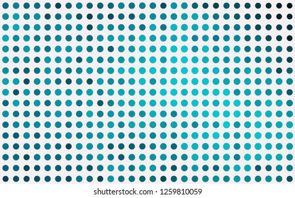Light BLUE vector texture with disks. Illustration with set of shining colorful abstract circles. Pattern for ads, leaflets.