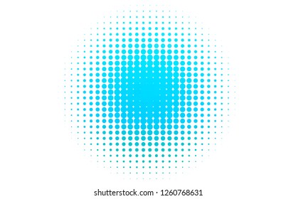 Light BLUE vector texture with disks. Modern abstract illustration with colorful water drops. Pattern for beautiful websites.