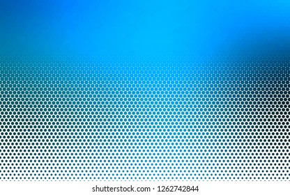 Light BLUE vector texture with disks. Abstract illustration with colored bubbles in nature style. Pattern for ads, booklets.