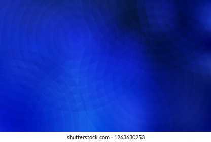 Light BLUE vector texture with disks. Abstract illustration with colored bubbles in nature style. Pattern can be used for futuristic ad, booklets.