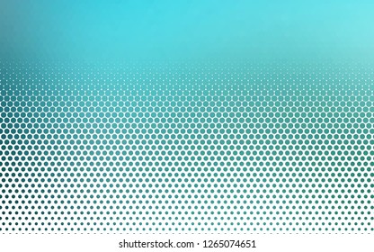 Light BLUE vector texture with disks. Glitter abstract illustration with blurred drops of rain. Design for posters, banners.