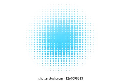 Light BLUE vector texture with disks. Modern abstract illustration with colorful water drops. Pattern for beautiful websites.