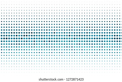 Light BLUE vector texture with disks. Abstract illustration with colored bubbles in nature style. Design for posters, banners.