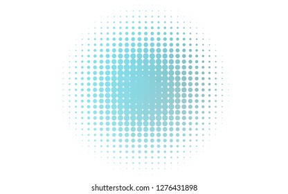 Light BLUE vector texture with disks. Illustration with set of shining colorful abstract circles. Template for your brand book.