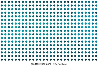 Light BLUE vector texture with disks. Illustration with set of shining colorful abstract circles. Pattern for ads, booklets.