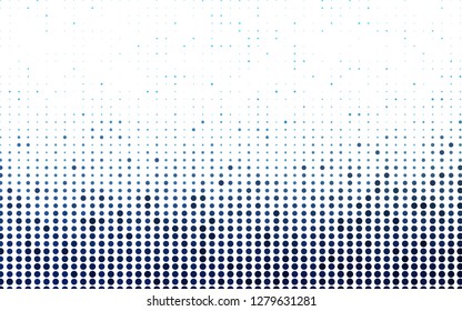 Light BLUE vector texture with disks. Beautiful colored illustration with blurred circles in nature style. Pattern for ads, booklets.