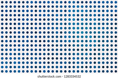 Light BLUE vector texture with disks. Blurred decorative design in abstract style with bubbles. Design for business adverts.