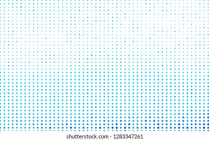 Light BLUE vector texture with disks. Glitter abstract illustration with blurred drops of rain. Pattern for ads, leaflets.