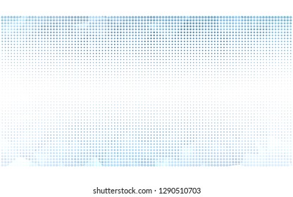 Light BLUE vector  texture with disks. Blurred bubbles on abstract background with colorful gradient. New template for your brand book.