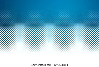 Light BLUE vector texture with disks. Blurred bubbles on abstract background with colorful gradient. Pattern for ads, leaflets.