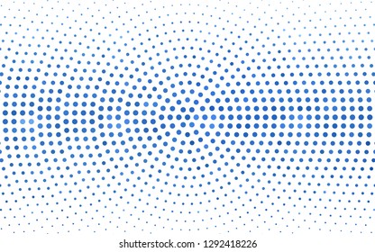 Light BLUE vector  texture with disks. Modern abstract illustration with colorful water drops. Pattern for futuristic ad, booklets.