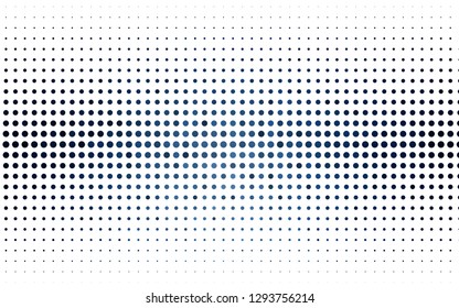 Light BLUE vector texture with disks. Beautiful colored illustration with blurred circles in nature style. Pattern of water, rain drops.