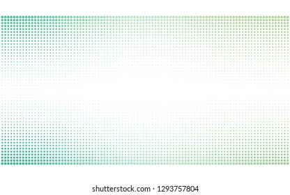 Light BLUE vector  texture with disks. Glitter abstract illustration with blurred drops of rain. Design for poster, banner of websites.
