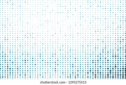 Light BLUE vector texture with disks. Blurred bubbles on abstract background with colorful gradient. Pattern for beautiful websites.