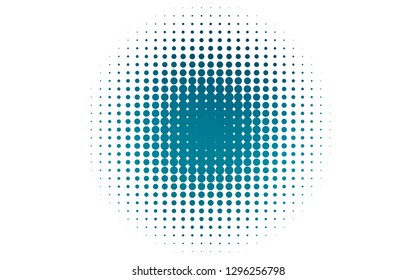 Light BLUE vector texture with disks. Illustration with set of shining colorful abstract circles. Design for business adverts.